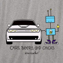 Load image into Gallery viewer, Cars, Beers and Chicks Tee